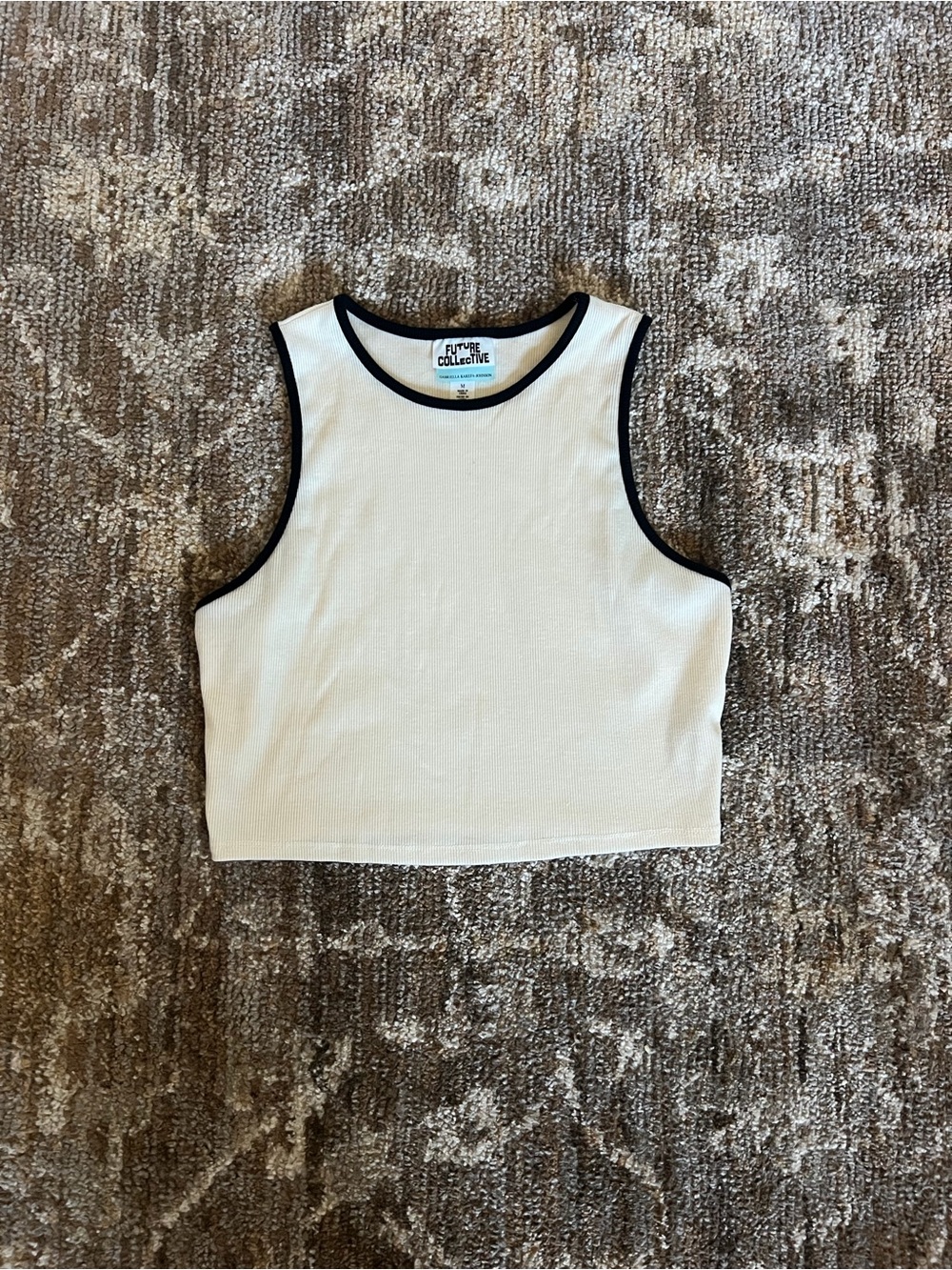 Future Collective Gabriella Karefa-Johnson Ribbed Ringer Tank Top